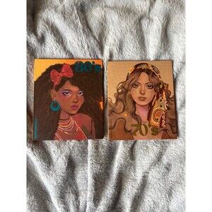 Kara Beauty 70s & 80s Eyeshadow Palette Bundle Retro Disco Makeup